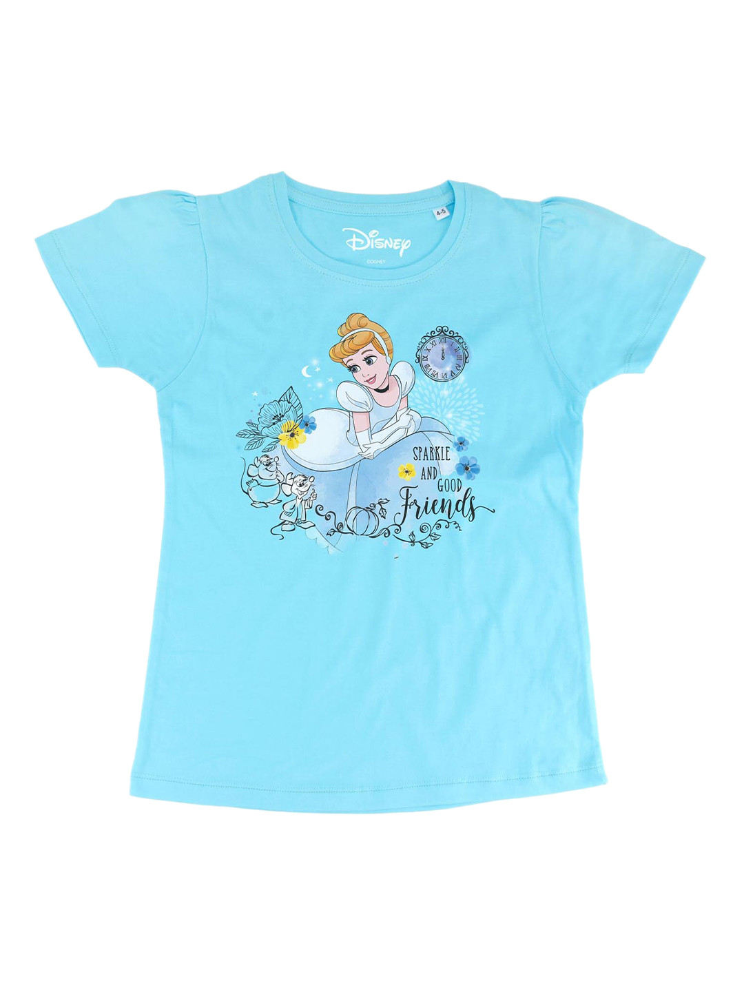 Disney by Wear Your Mind Blue Disney Princess Regular Top