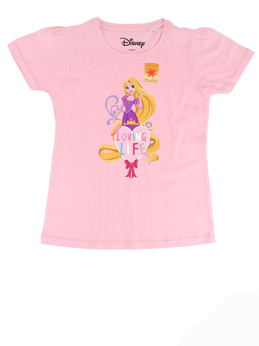 Disney by Wear Your Mind Pink Disney Princess Regular Top