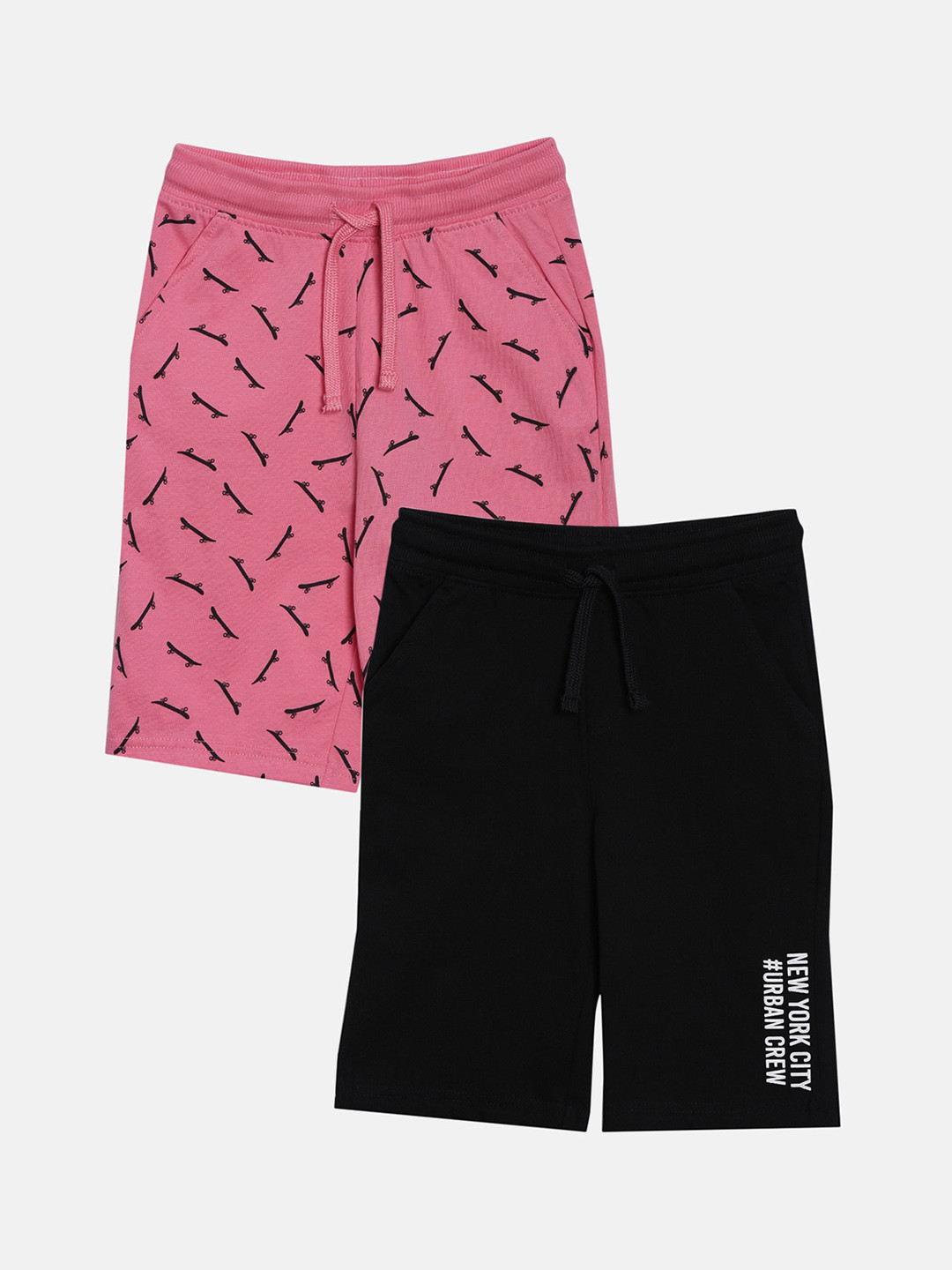 3PIN Boys Multi Mid-Rise Regular Shorts