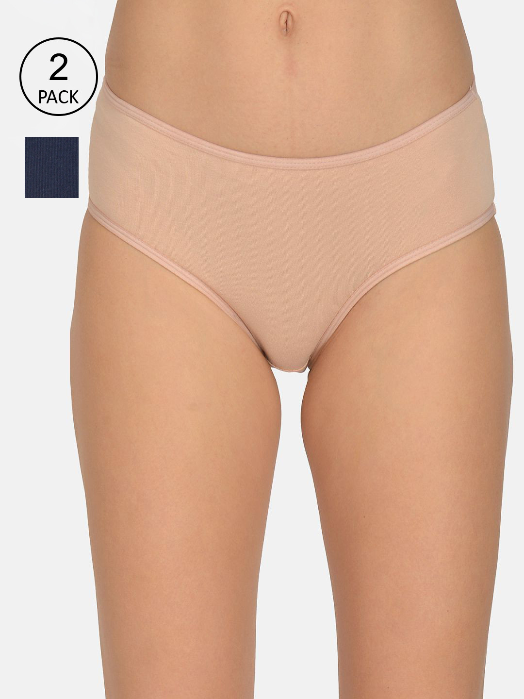 mod & shy Women Pack Of 2 Assorted Hipster Briefs MU151156