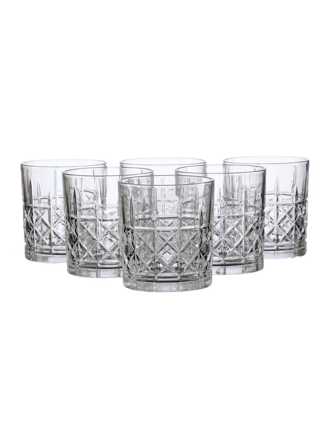 ceradeco Set Of 6 Transparent Ceradeco Valencia Whisky Glass