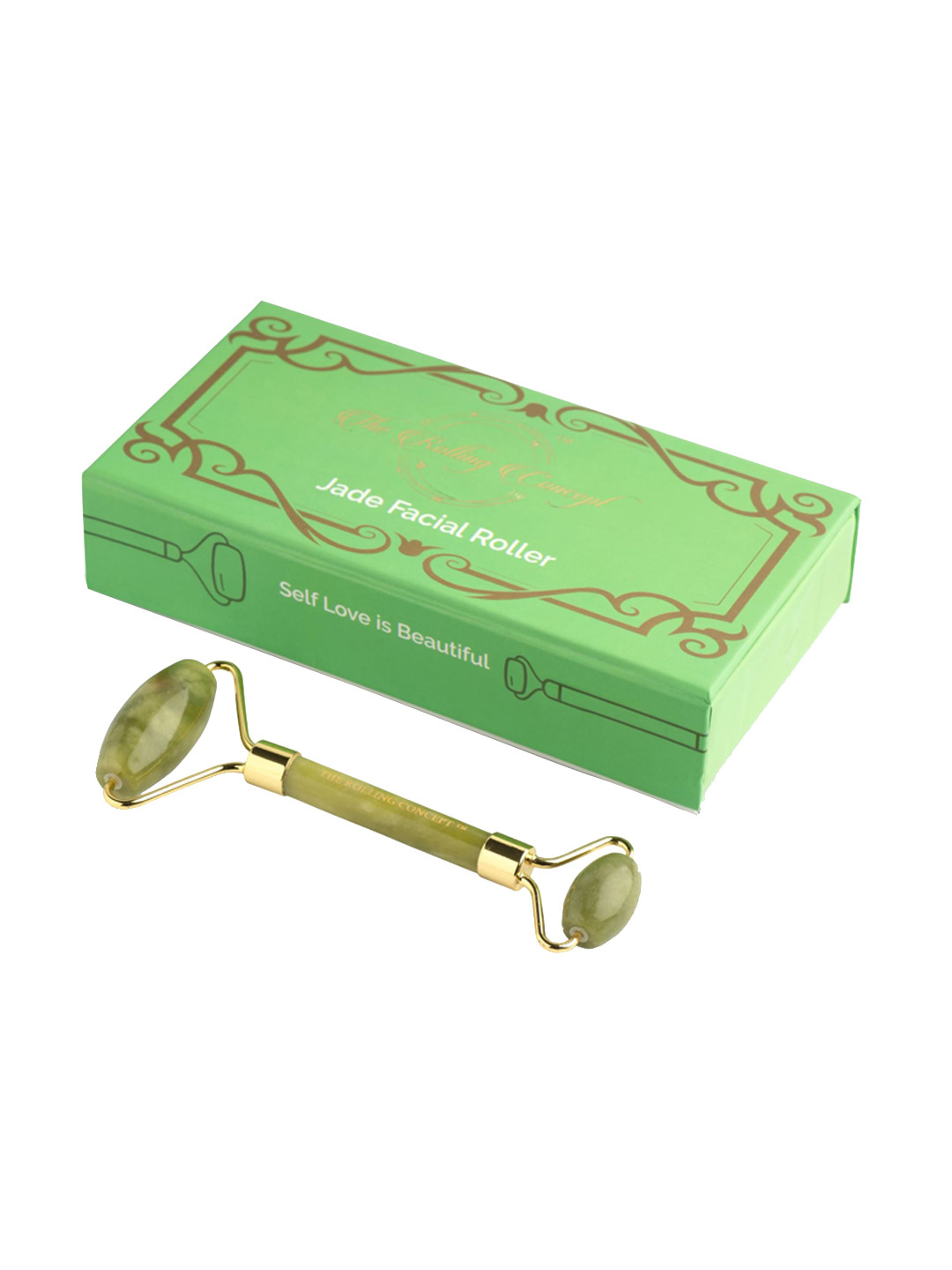 The Rolling Concept Green Jade Facial Roller
