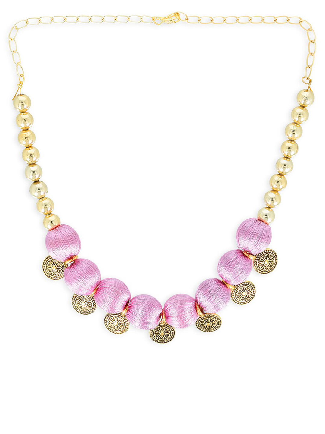 AKSHARA Rose & Gold-Toned Choker Necklace