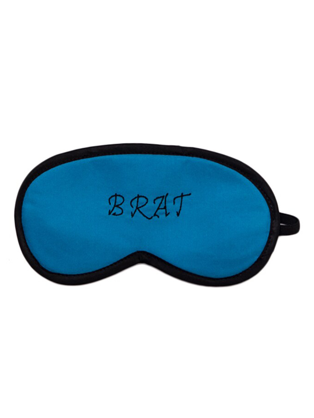 BandBox Blue & Black Brat Hand Embroidered Eye Mask