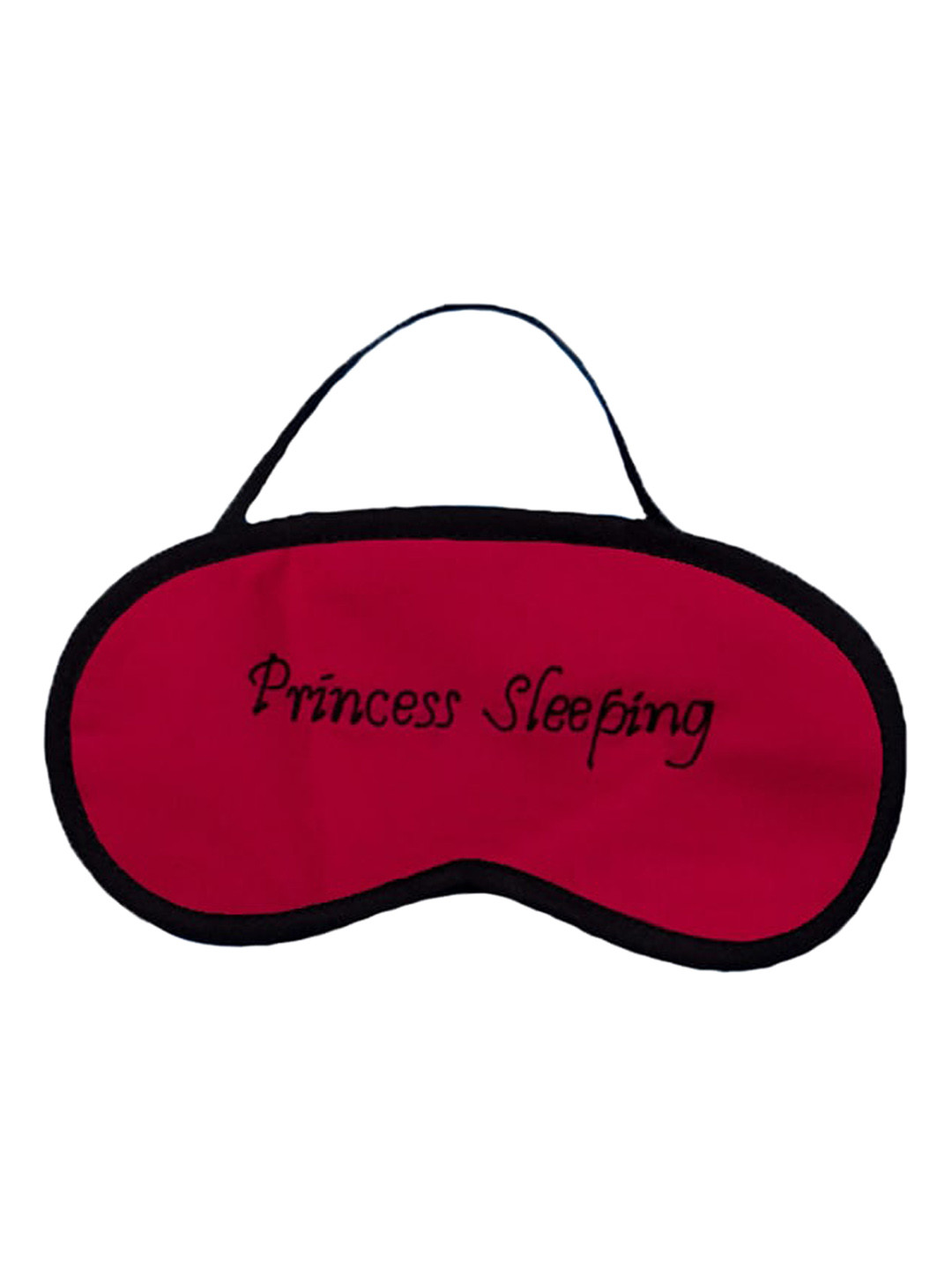 BandBox Unisex Pink Princess Sleeping Embroidered Cotton Eye Mask