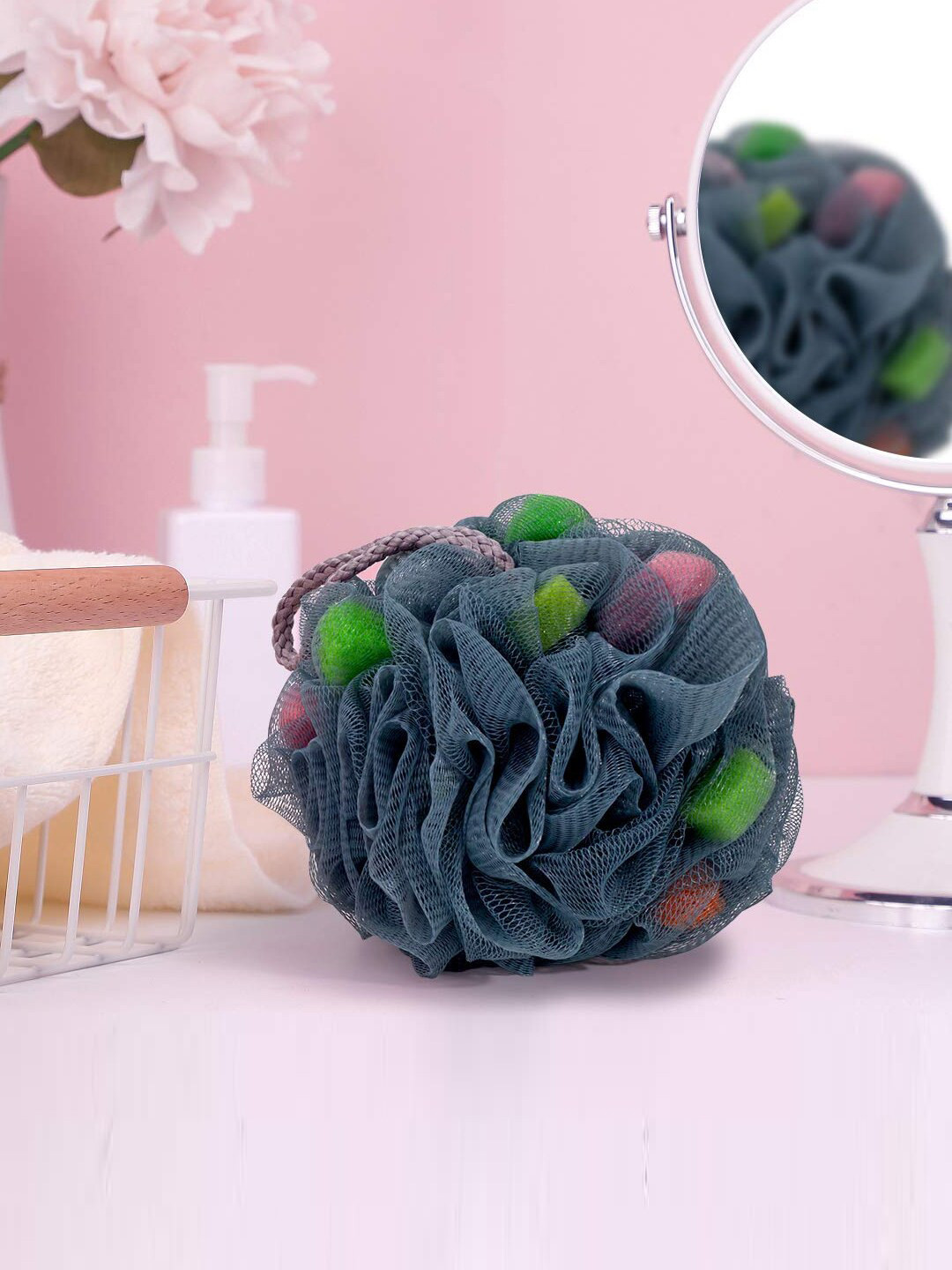 INCRIZMA Assorted Shower Sponge Balls Bath Loofahs