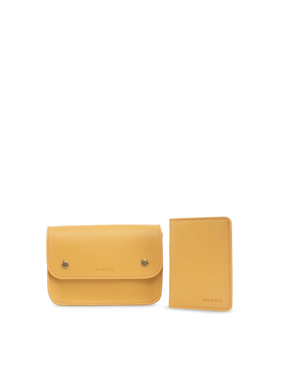 IMARS Yellow Structured Sling Bag