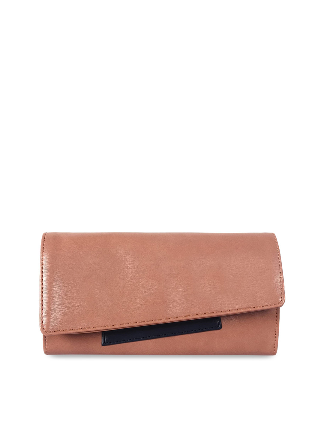 THE CLOWNFISH Gracy Women Peach Coloured Envelope Clutch