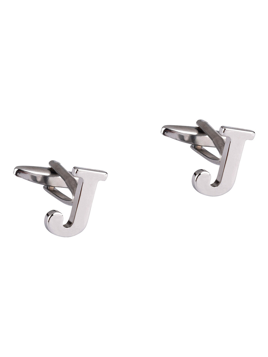 The Tie Hub Men Silver-Toned Quirky Cufflink