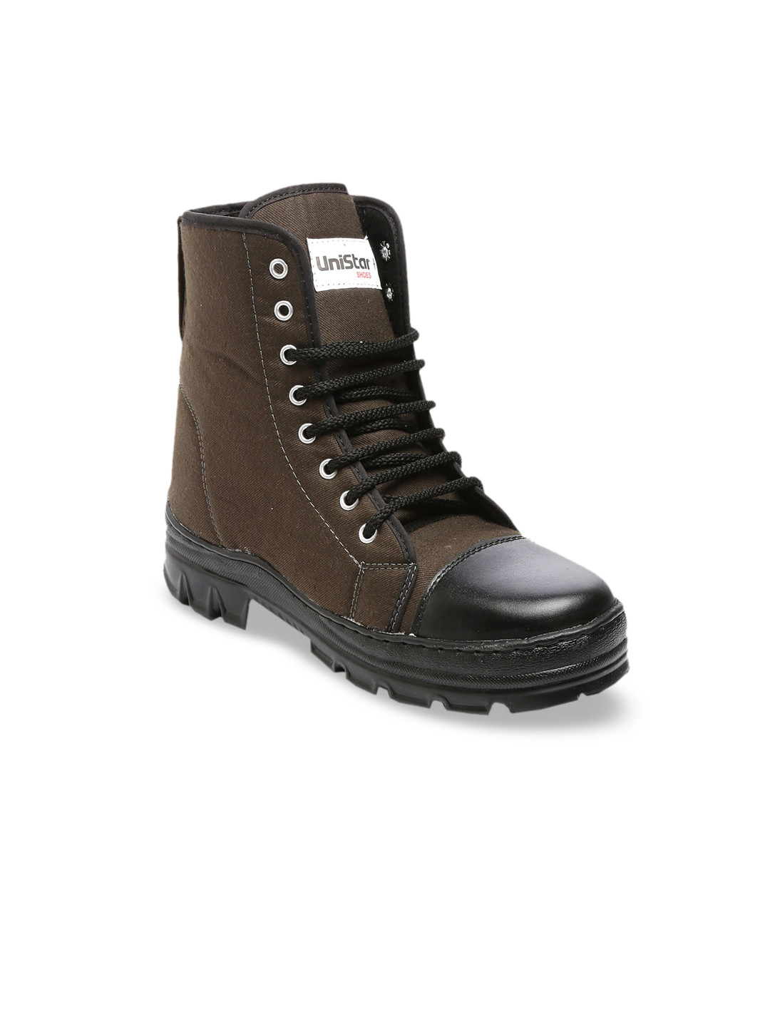UNISTAR Men Olive Flat Boots