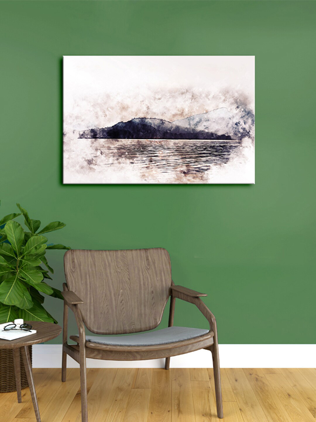 999Store White Canvas Wall Living Room Rectangle Paintings Wall Art -23.62 x 35.83In