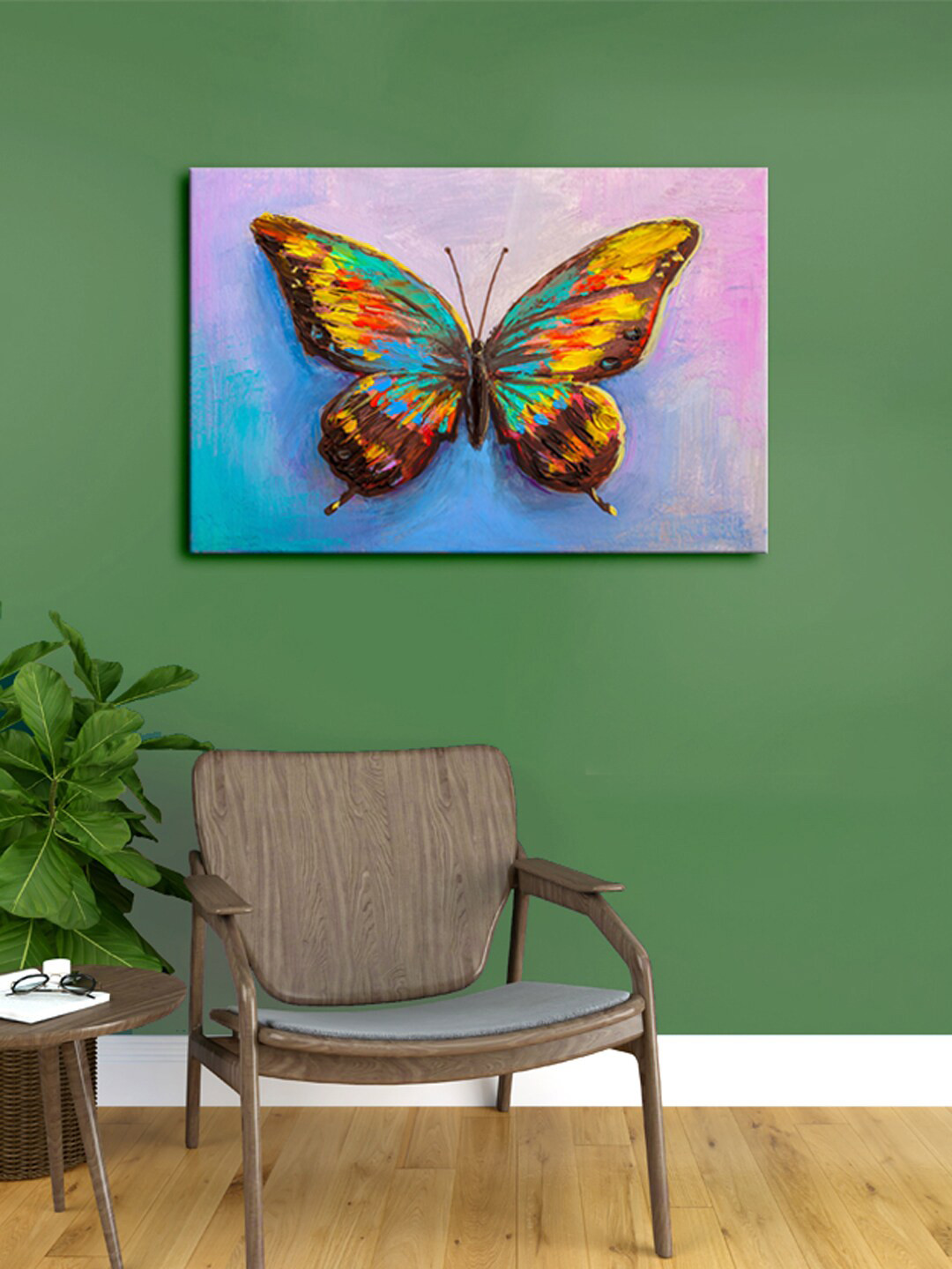 999Store Multi Beautiful Butterfly Art Framed Canvas Painting Wall Art
