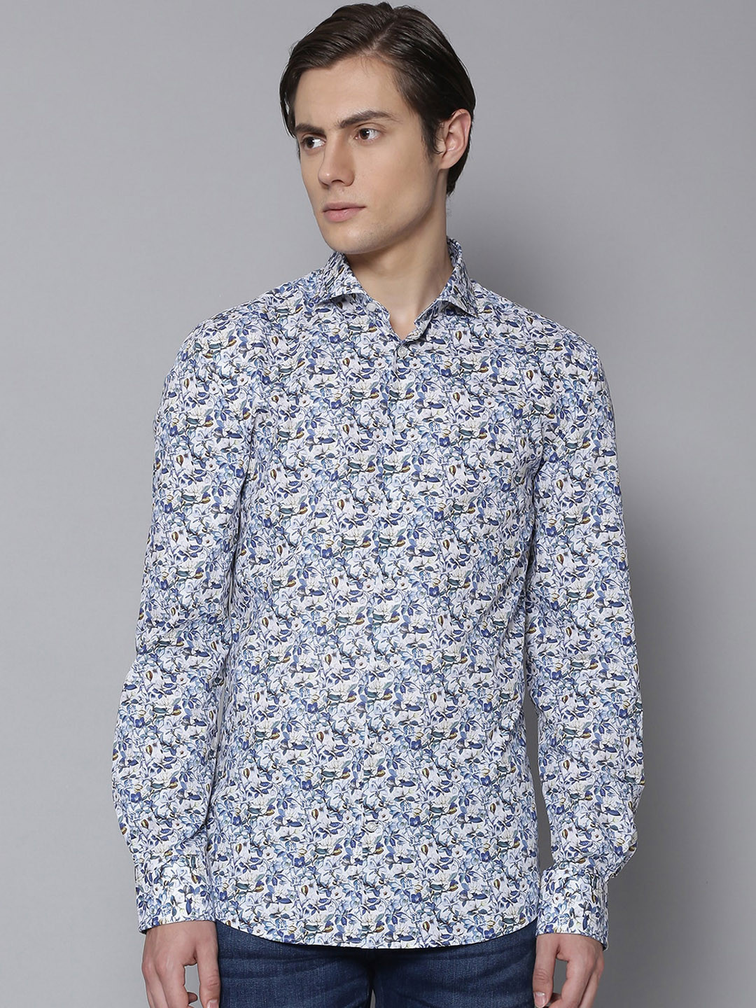 Bruun & Stengade Men Multi Slim Fit Printed Casual Shirt