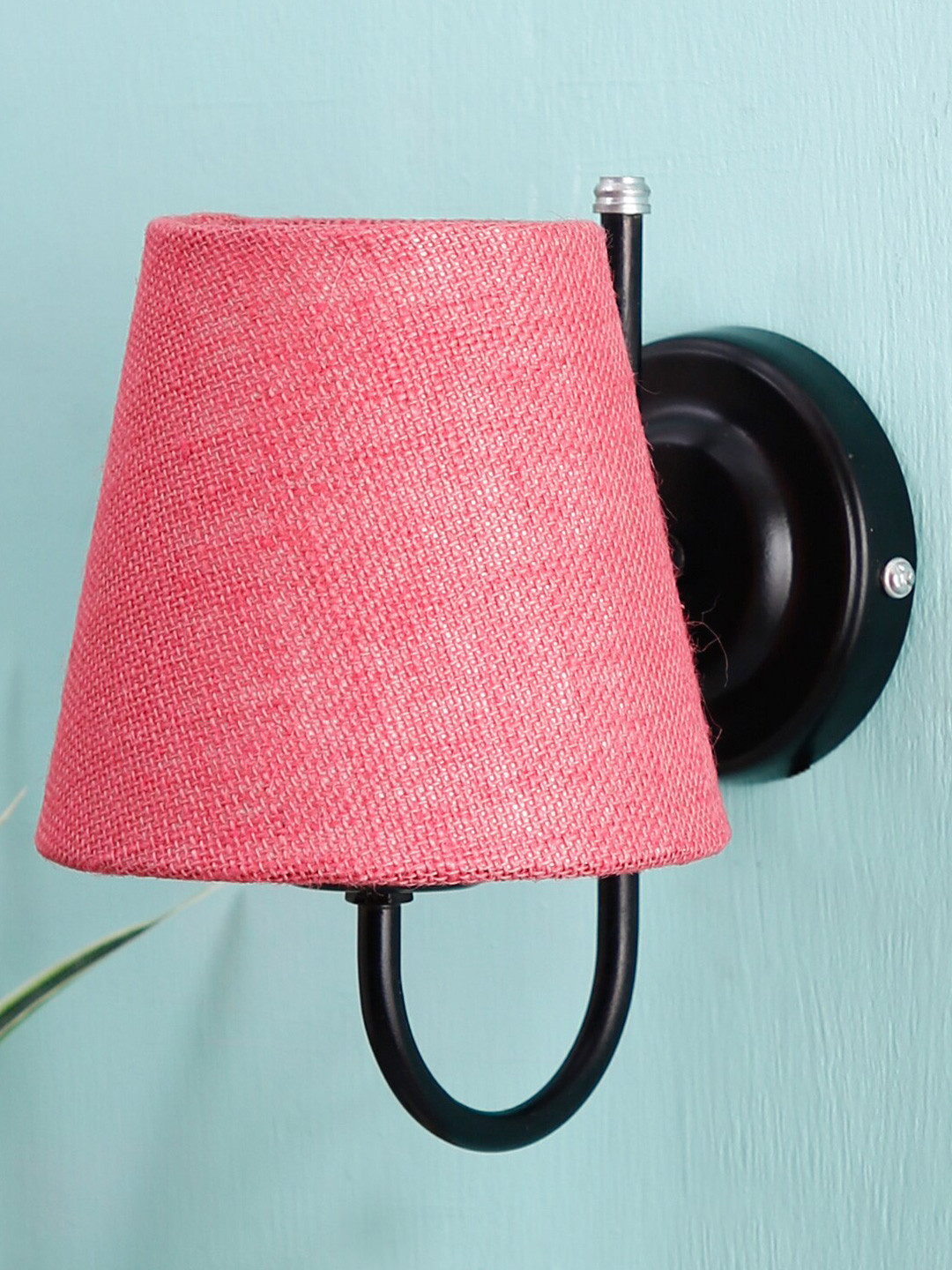 Devansh Pink Traditional Armed Sconce Wall Lamp