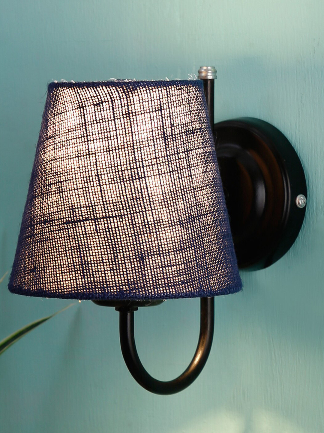 Devansh Blue Traditional Armed Sconce Lamp