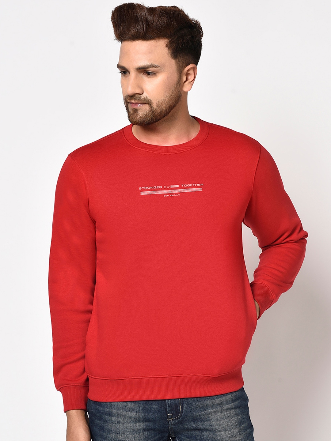 Octave red sweatshirt discount