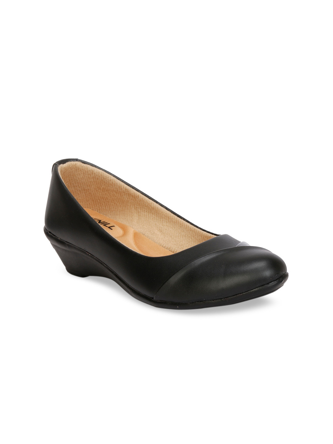 Denill Black Wedge Pumps