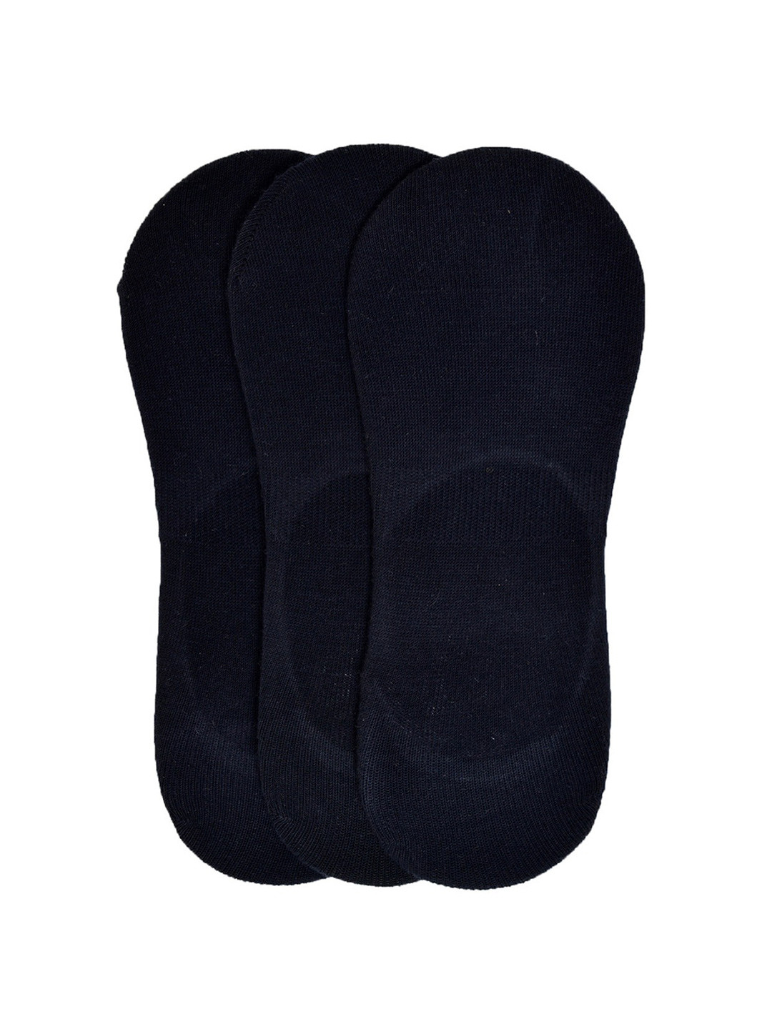 MARC Black Pack of 3 Shoe Liner Cotton Sock