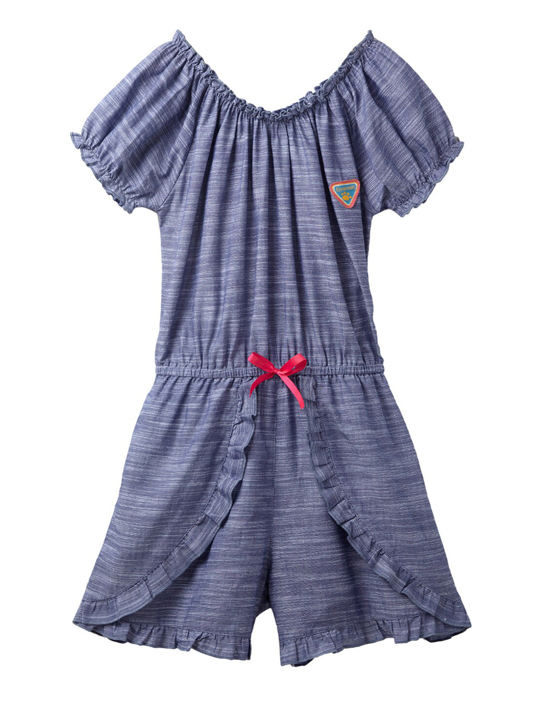 Cub McPaws Girls Blue & Red Playsuit