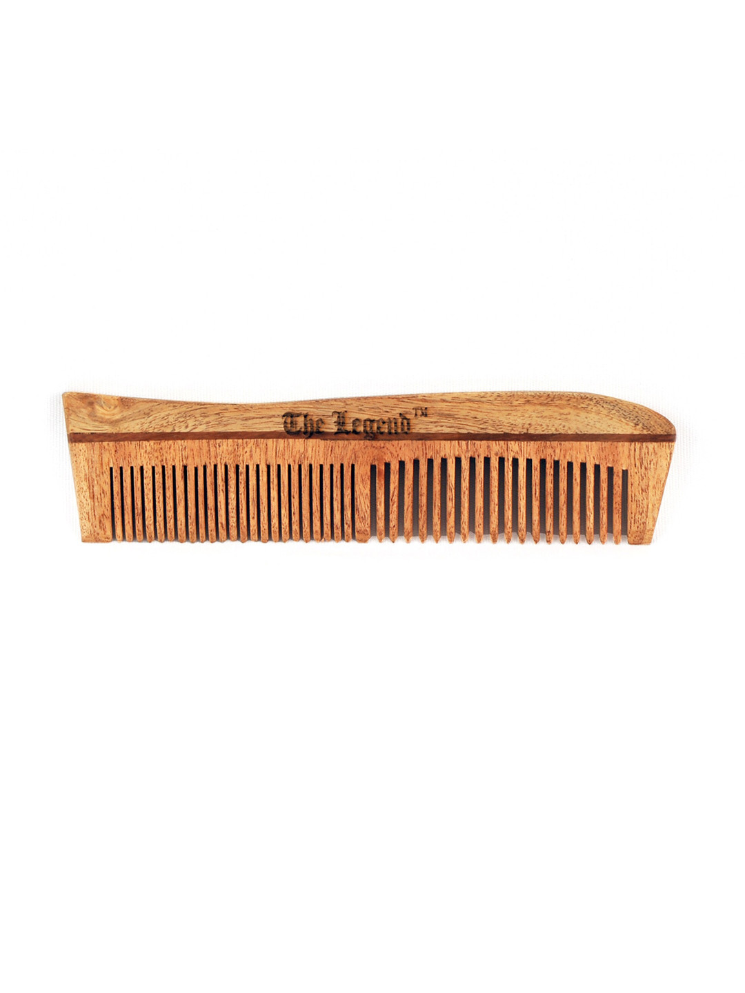 The Legend Organic Neem Wood Comb with Shark Finn Style