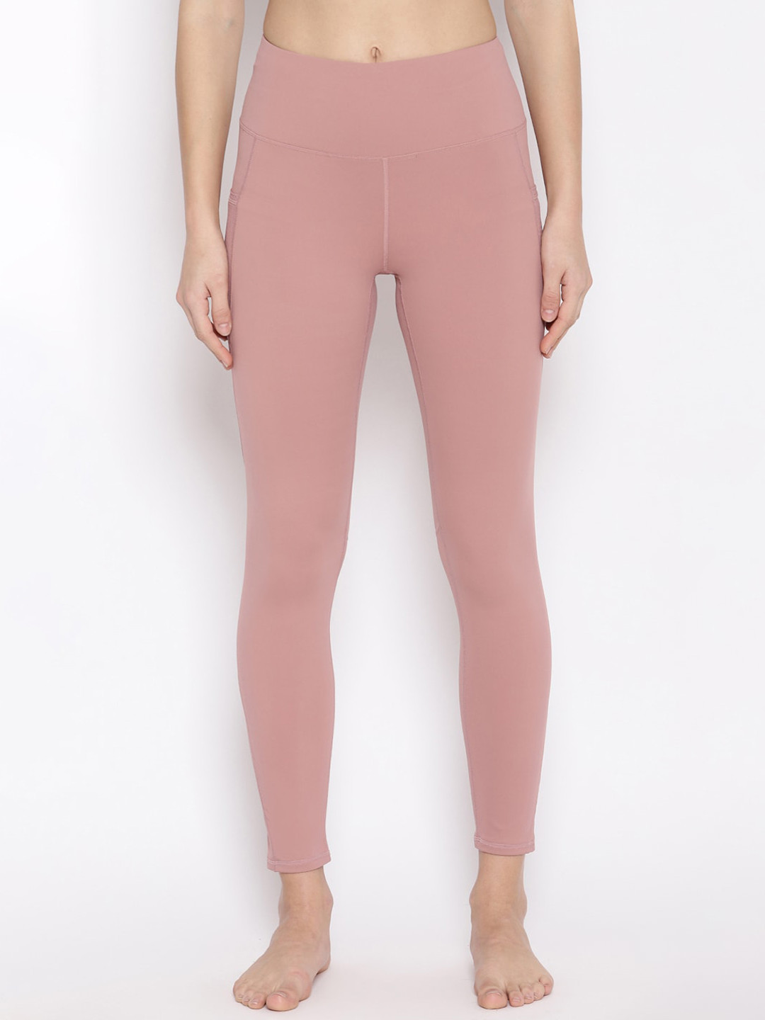 iki chic Women Pink Soli Yoga Leggings