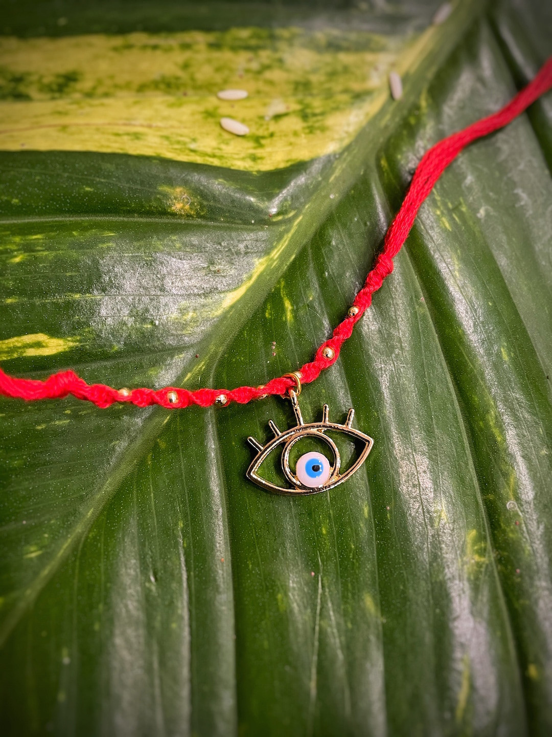 Digital Dress Room Red Evil Eye Turkish Charm Rakhi