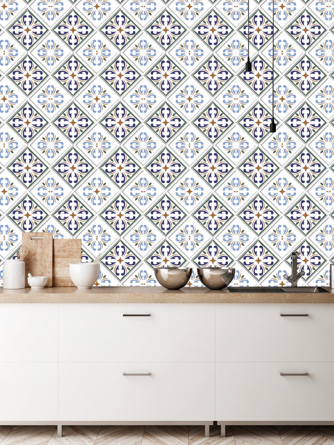 Jaamso Royals Multicoloured PE Foam Self Adhesive 3D 3 Sheet Wallpapers