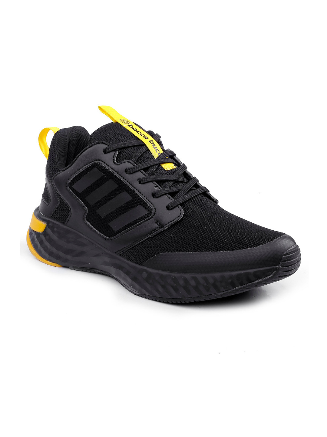 bacca bucci Men Black Mesh Training or Gym Non-Marking Shoes