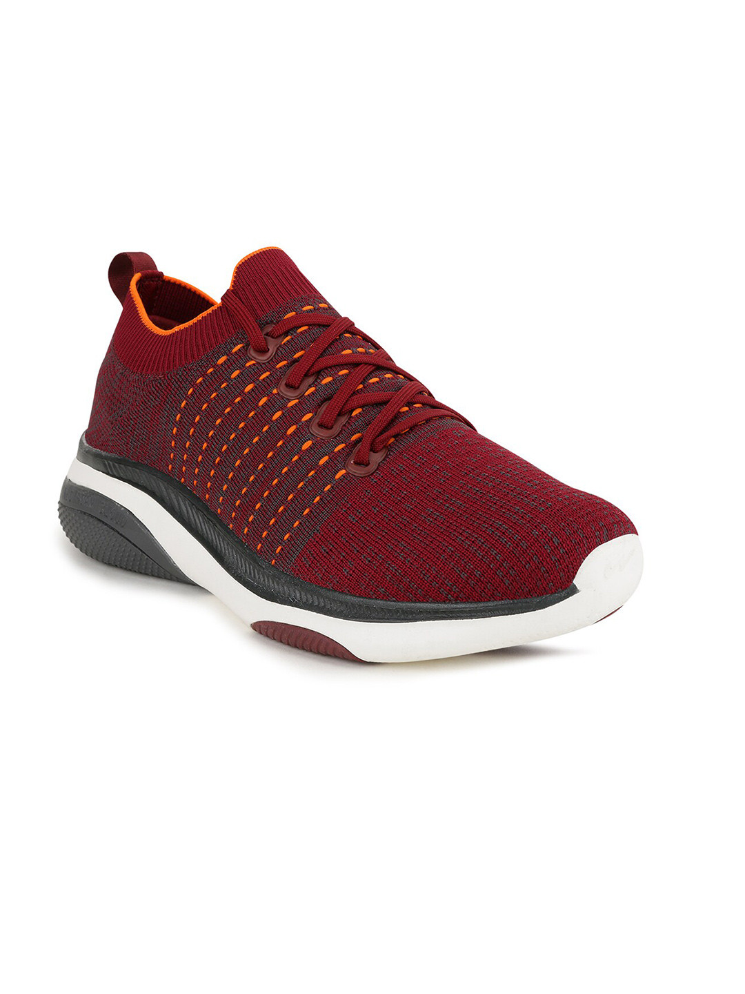 Campus Men BRINK Burgundy Mesh Running Shoes