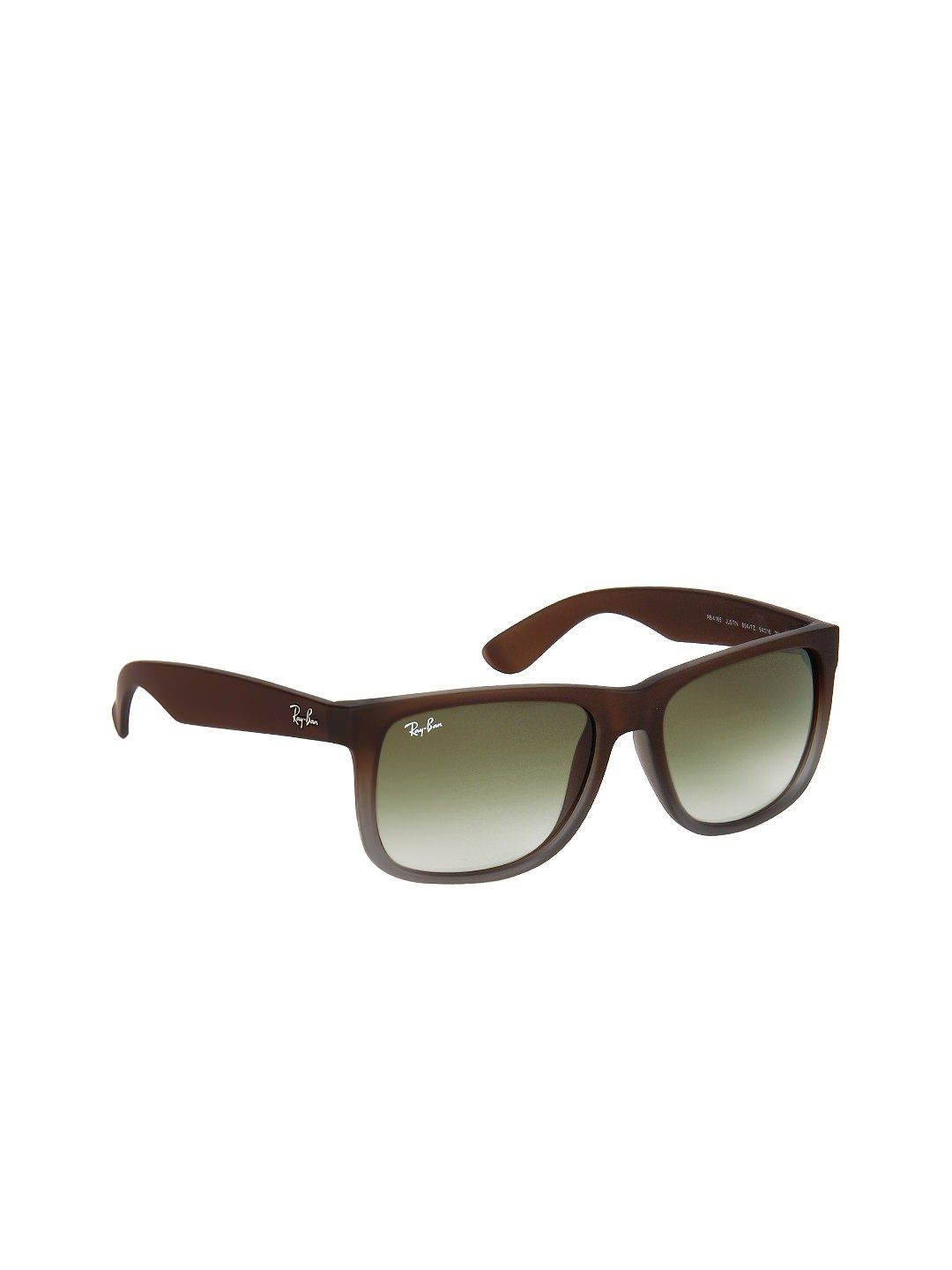 RAY-BAN Men Gradient Green Lens Square Sunglasses - 0RB4165854/7Z55