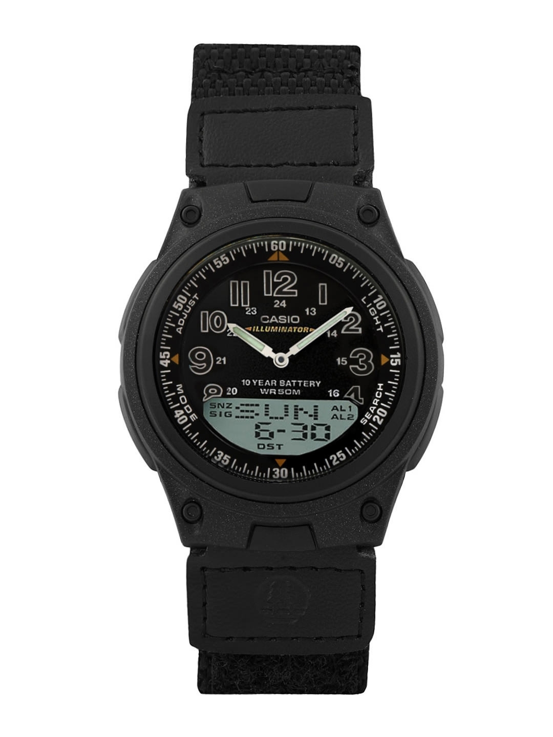 casio ad214 youth combination watch
