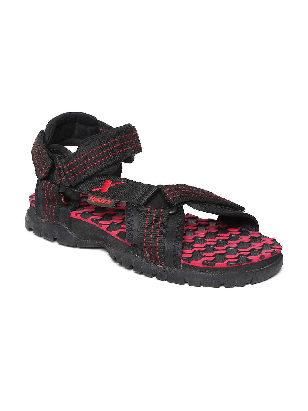 Buy Black Sports Sandals for Men by RED TAPE Online | Ajio.com