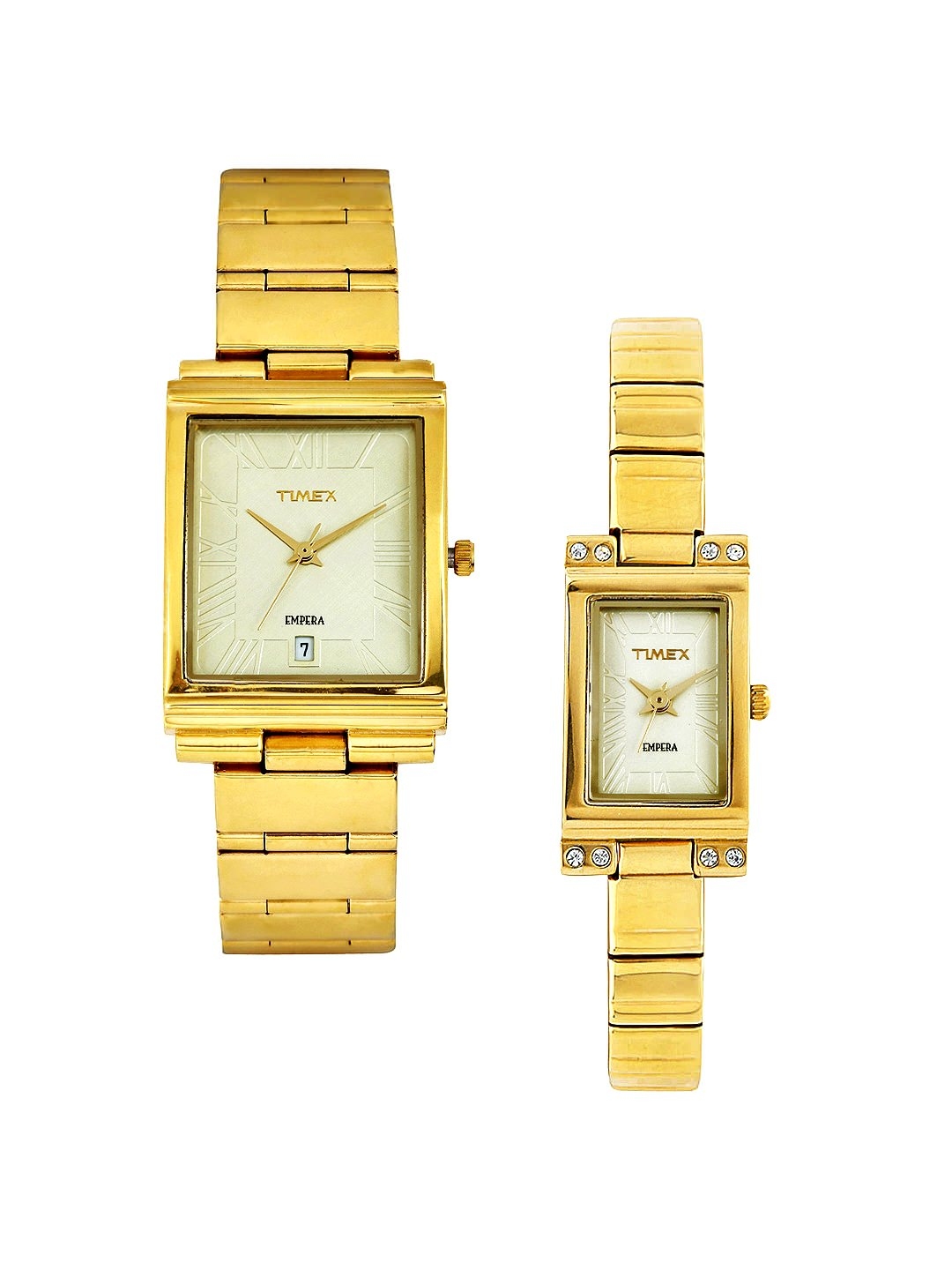 Buy Timex Empera Set Of 2 His & Her Watches PR74 - Watches for Unisex  364136 | Myntra