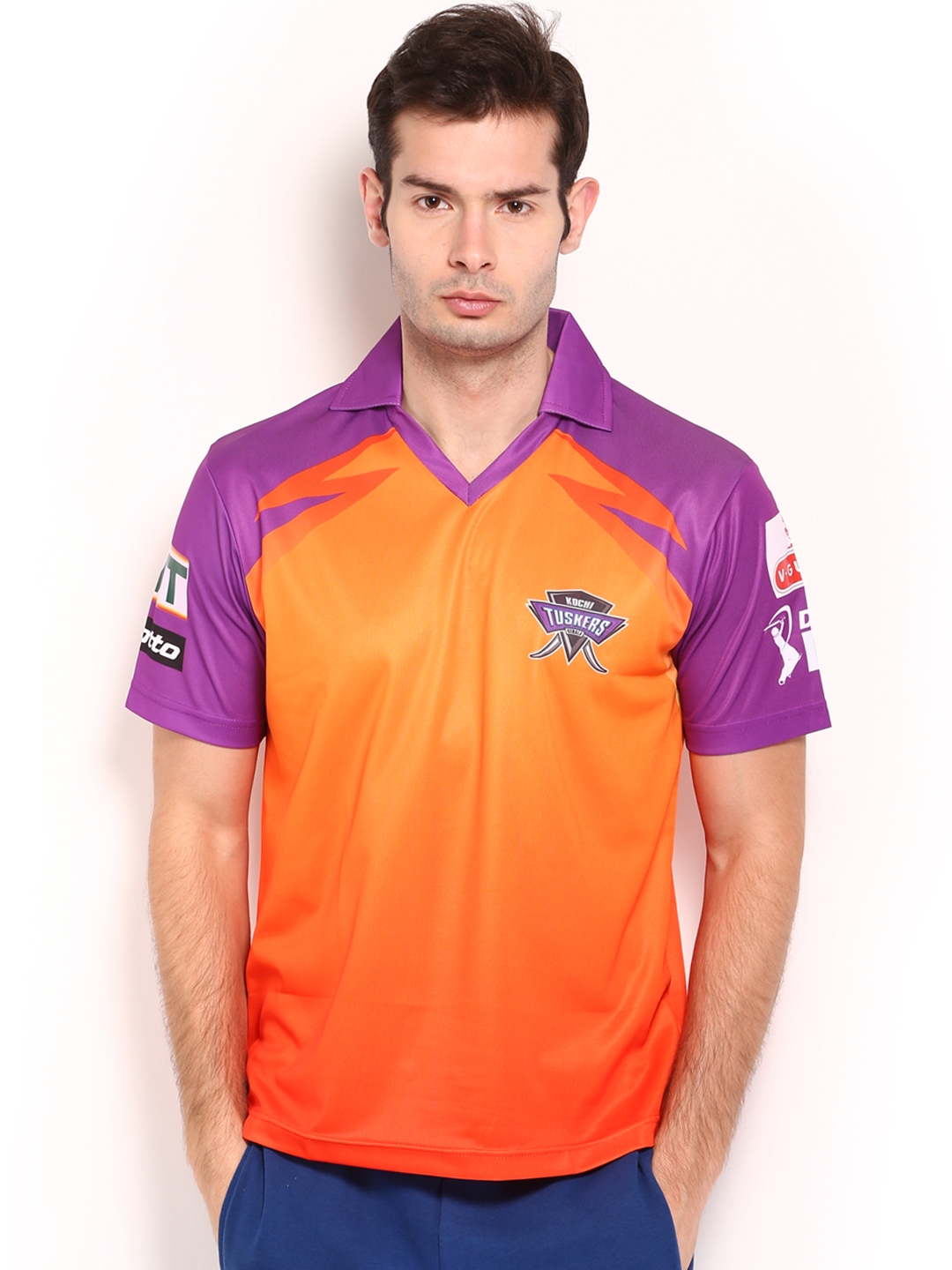 purple and orange jersey