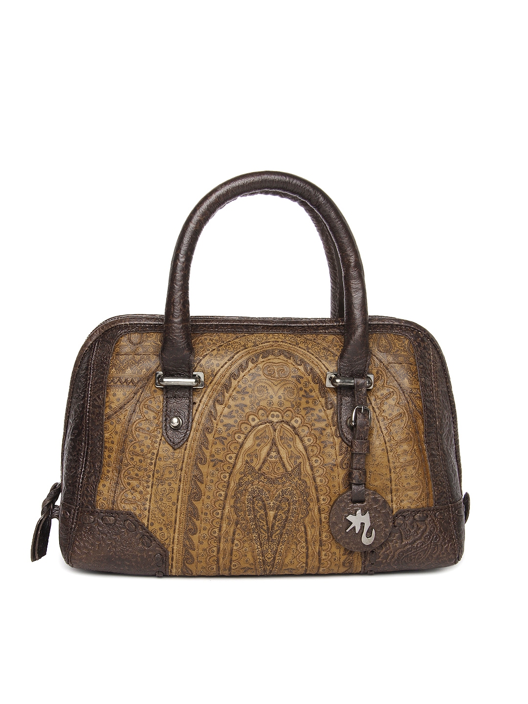 Ritu Kumar Brown Jaamevar Acc Handbag