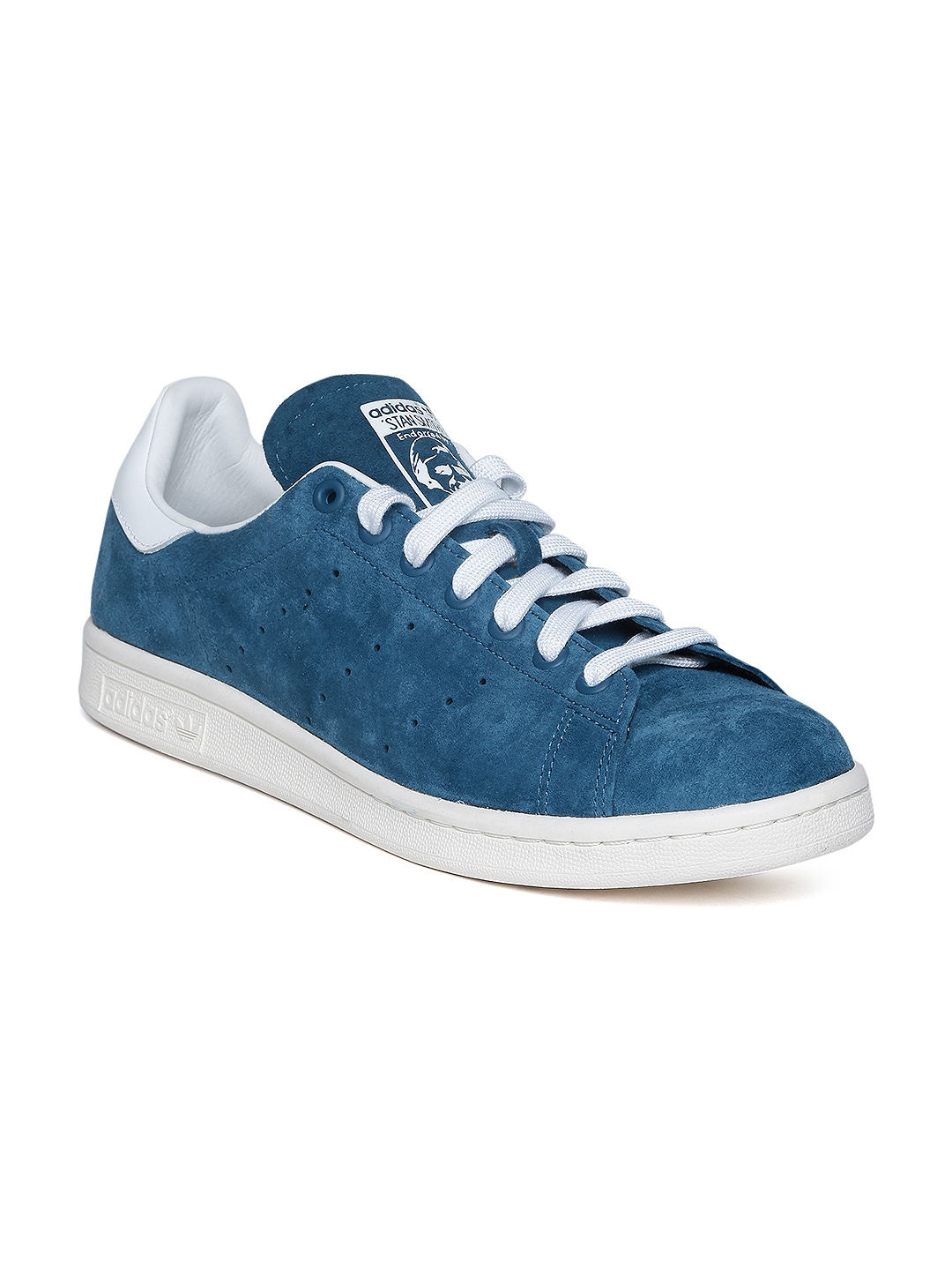 ADIDAS Originals Men Blue Stan Smith Suede Casual Shoes - Casual for Men 569838 |