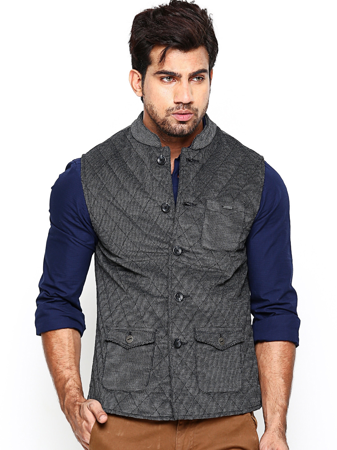 Buy Numero Uno Men Grey Nehru Jacket Jackets for Men 575096 Myntra