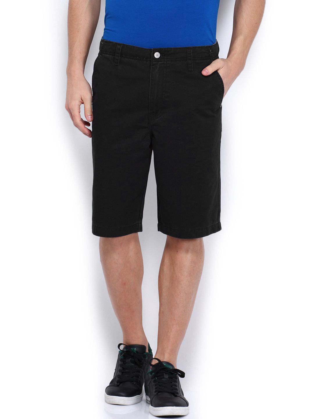 mens black shorts jeans