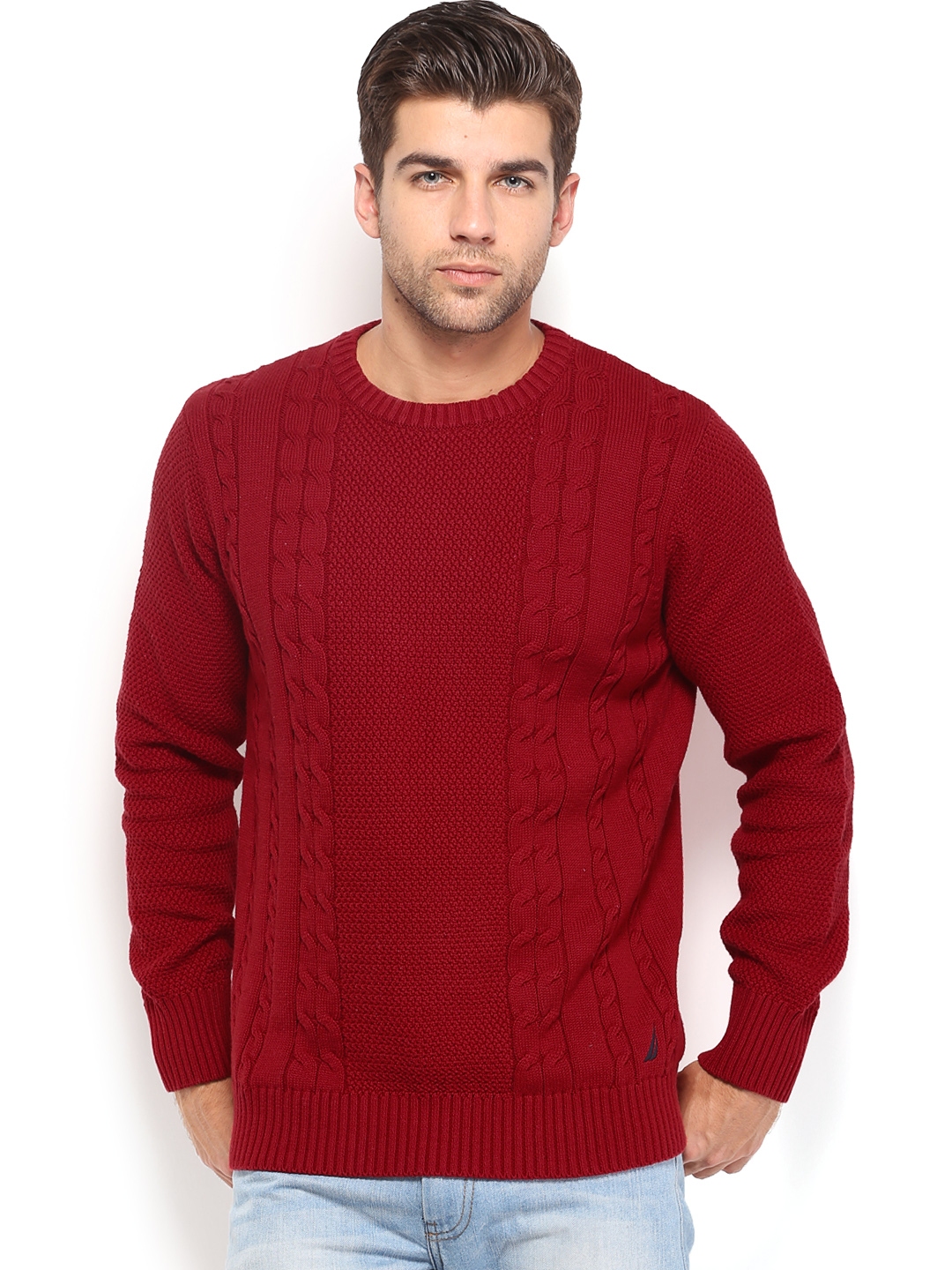 red nautica sweater