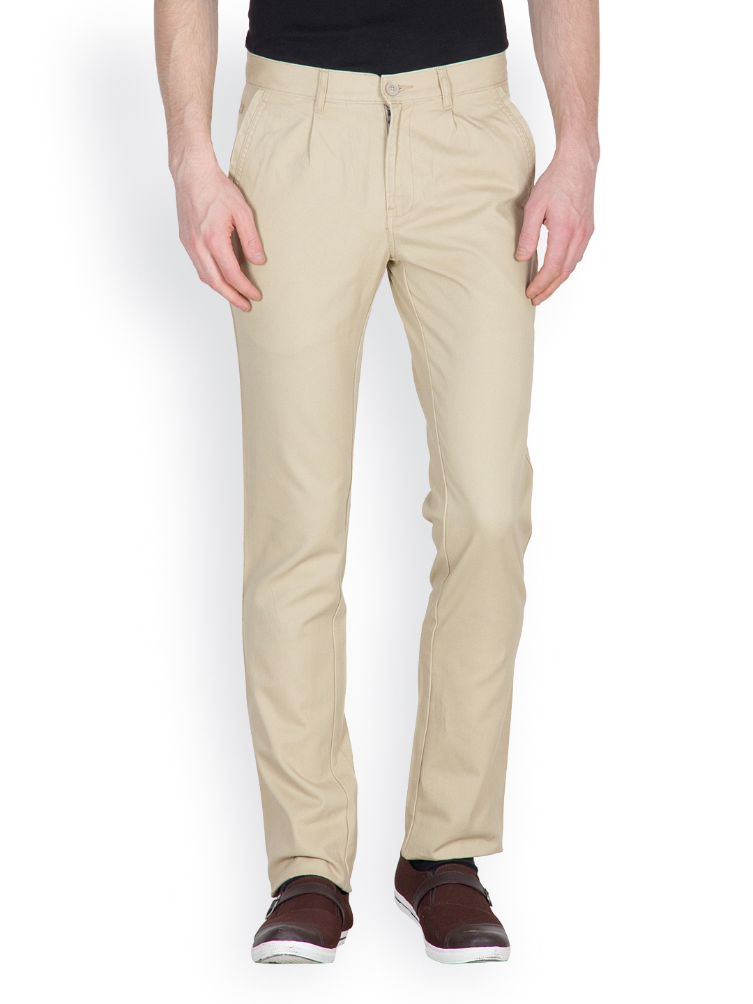 Buy AD  AV Mens Regular Fit Poly Cotton Trousers  COMBOTROUSERBALENOCREAMANDGREENAA28OffWhite28 at Amazonin