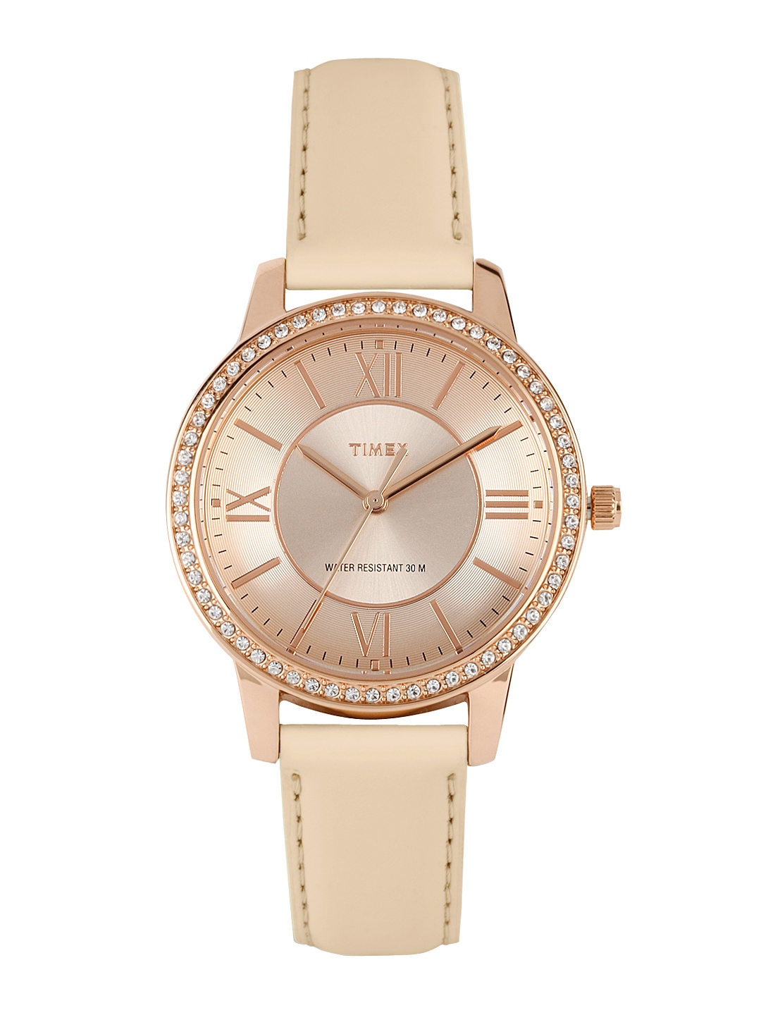 timex rose gold watches for ladies