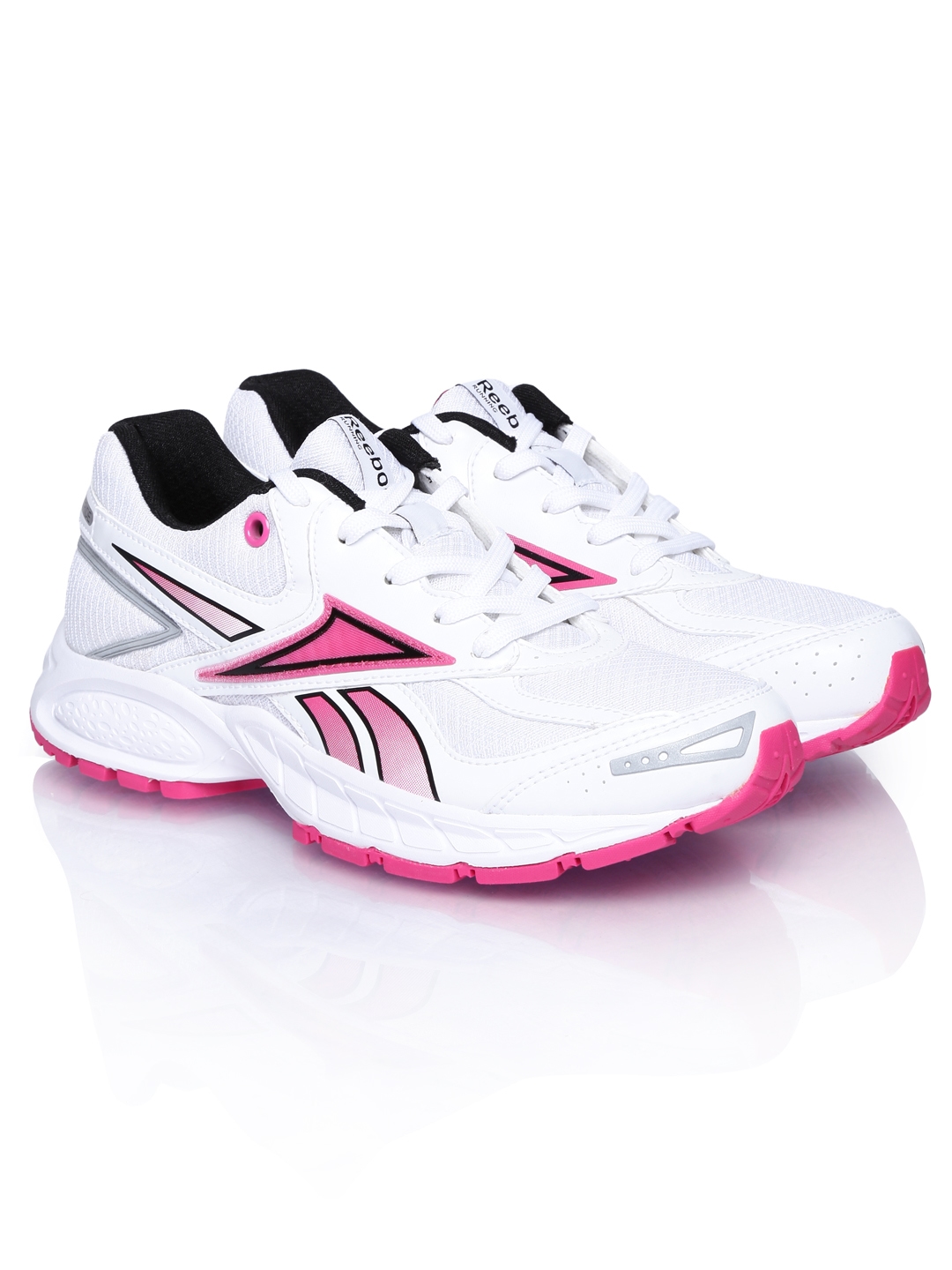 reebok speed sports lp white running shoes