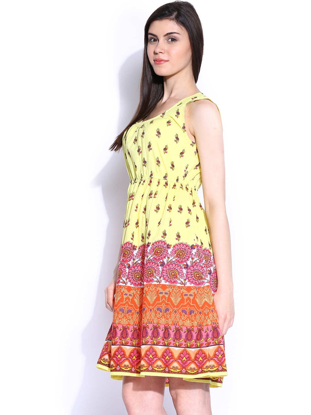 Yellow Rainbow Dress