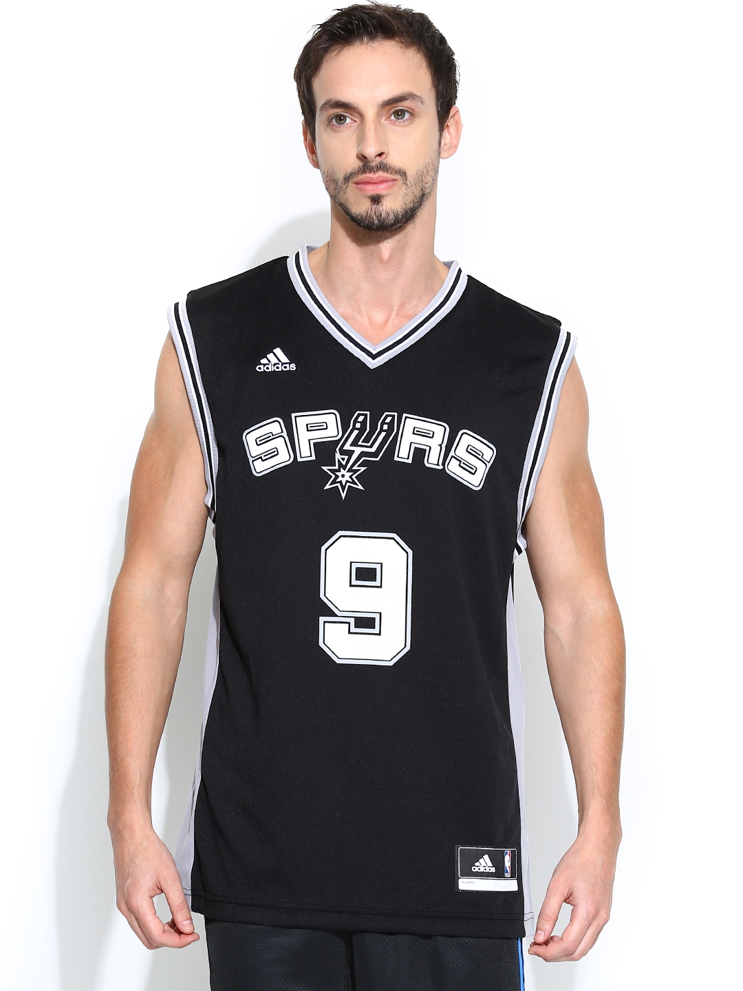 Tony Parker San Antonio Spurs adidas Road Replica Jersey - Black