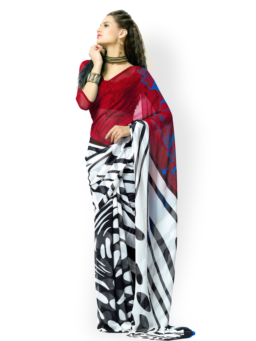 Vaamsi sarees myntra new arrivals
