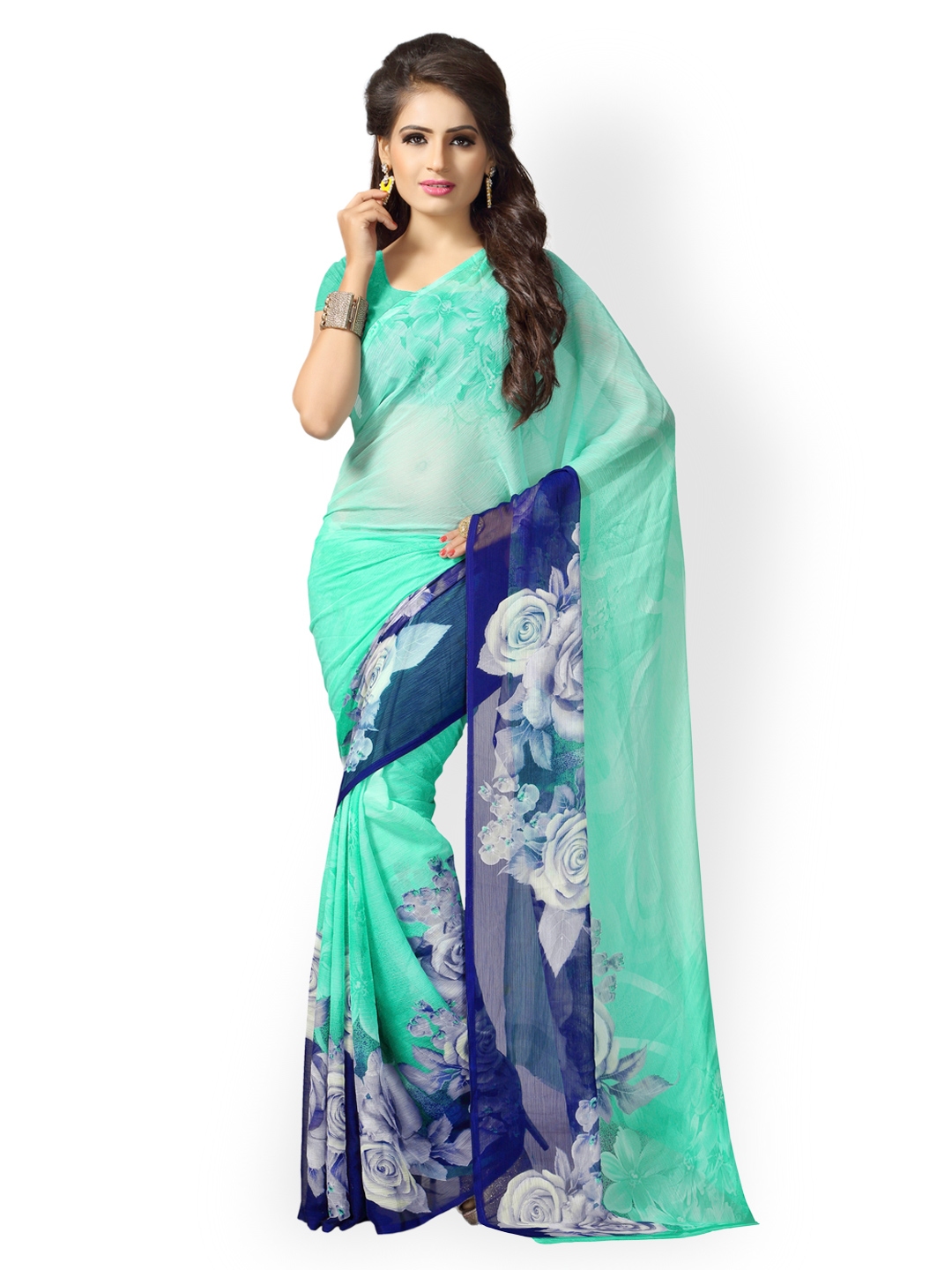 Vaamsi chiffon clearance sarees