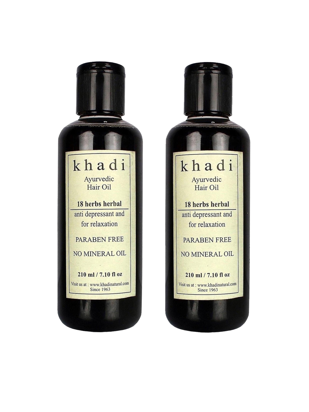 Buy Khadi Set Of 2 18 Herbs Herbal Hair Oils - Hair Oil for Unisex 851535 |  Myntra