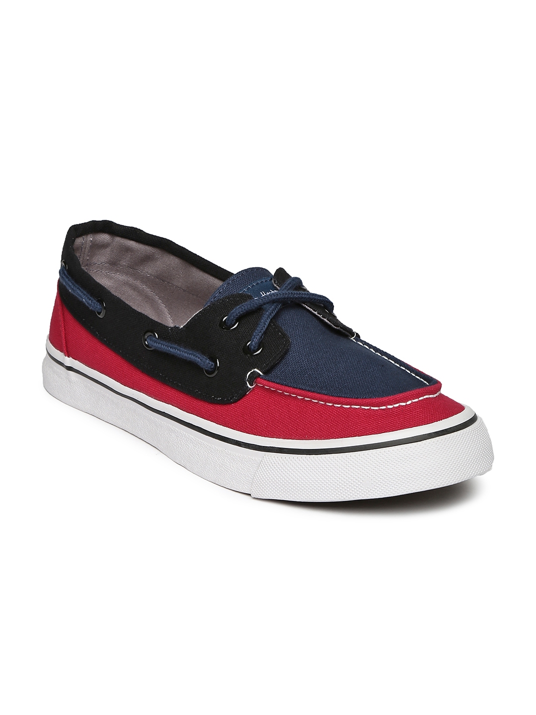 Buy Mast u0026 Harbour Unisex Navy u0026 Red Boat Shoes - Casual Shoes for Unisex  851574 | Myntra