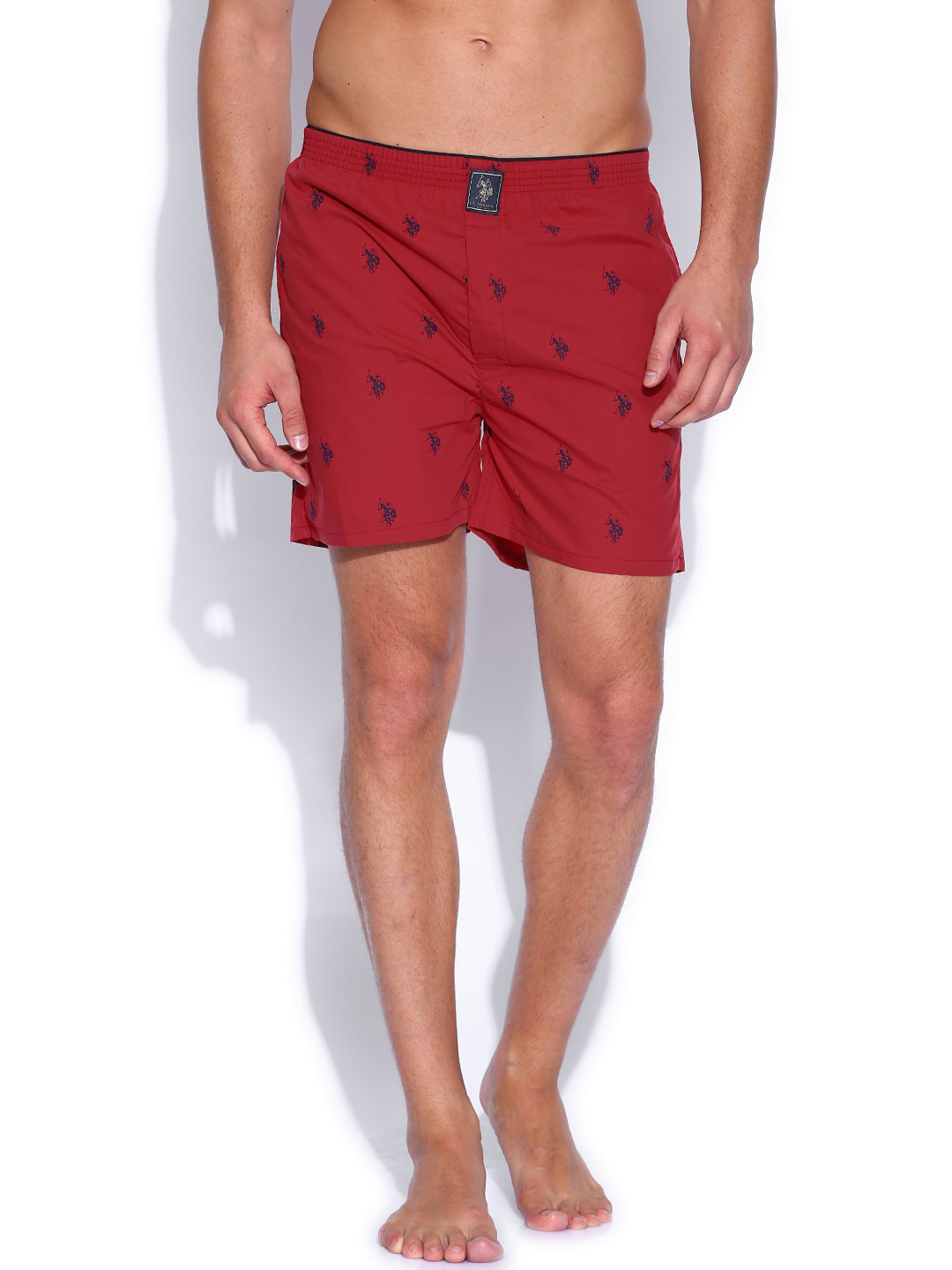 red polo shorts