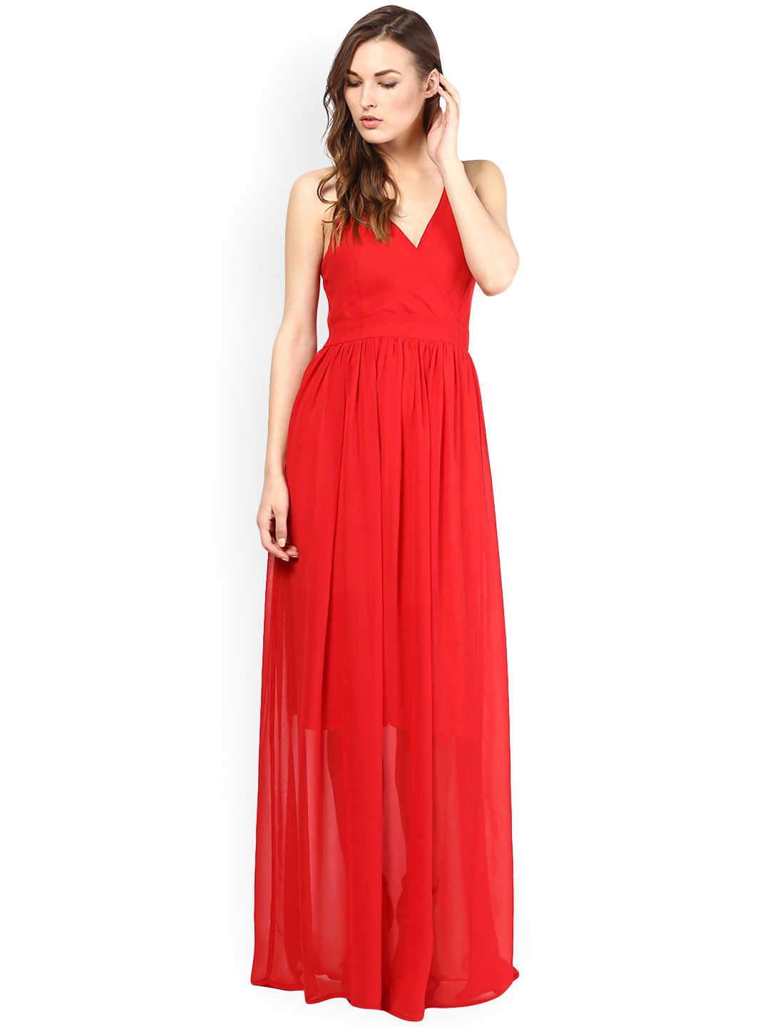 Buy Harpa Red Maxi Dress Dresses for Women 860788 Myntra